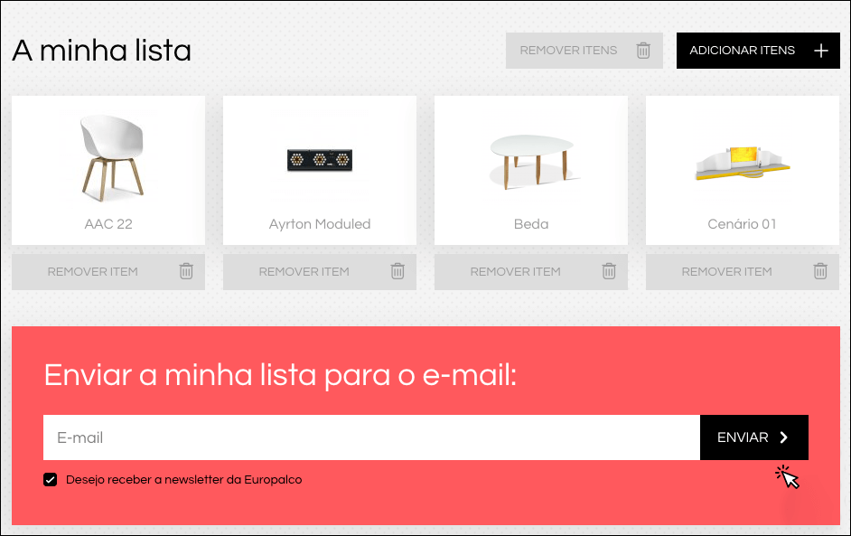 A minha lista