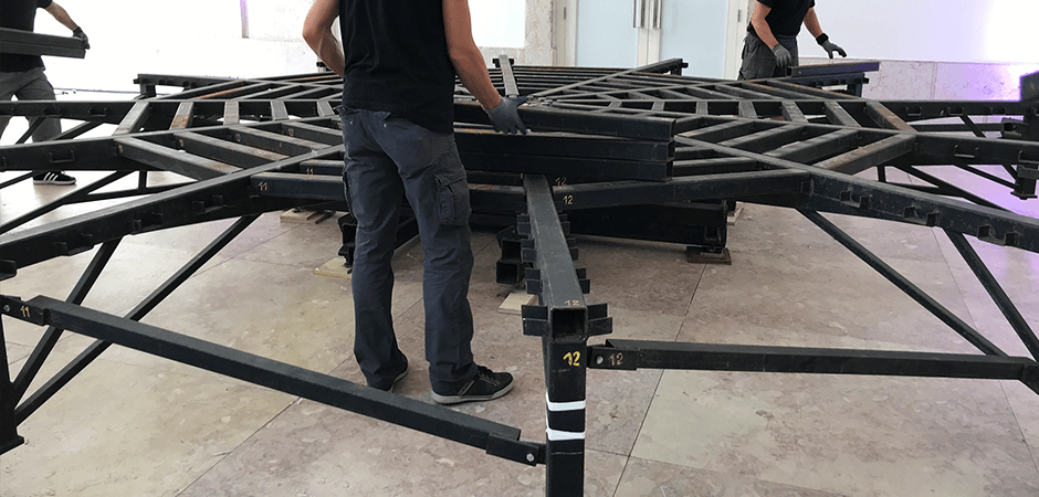 Palco rotativo
