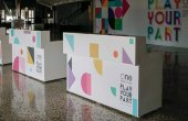Personalization of furniture with printed vinyl
