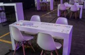 Personalization of furniture with printed vinyl